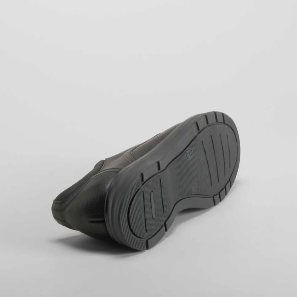 Zapato blucher piel negro COMFEET