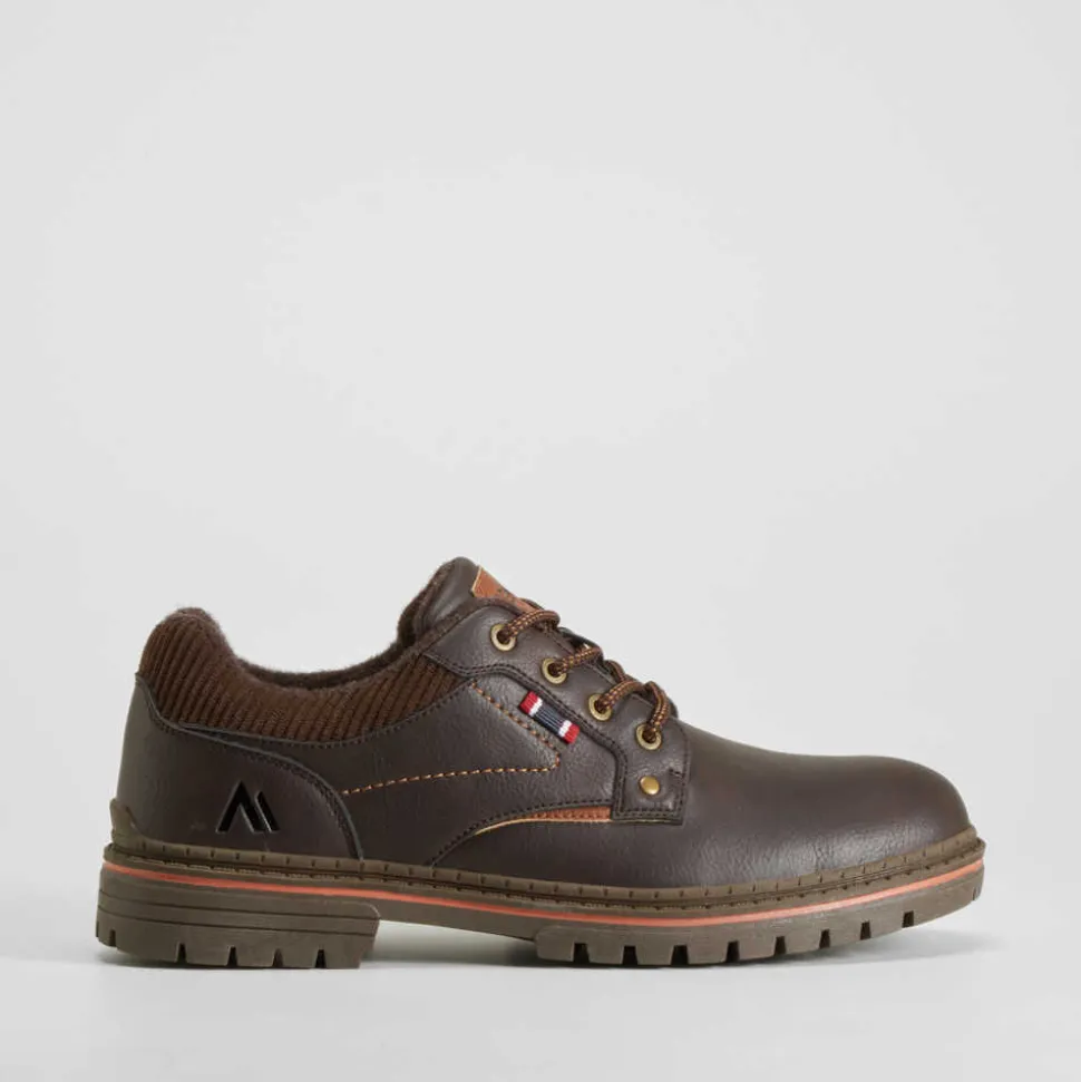 Zapato blucher tacón dentado marrón SENDA ROAD