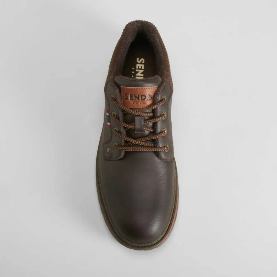 Zapato blucher tacón dentado marrón SENDA ROAD