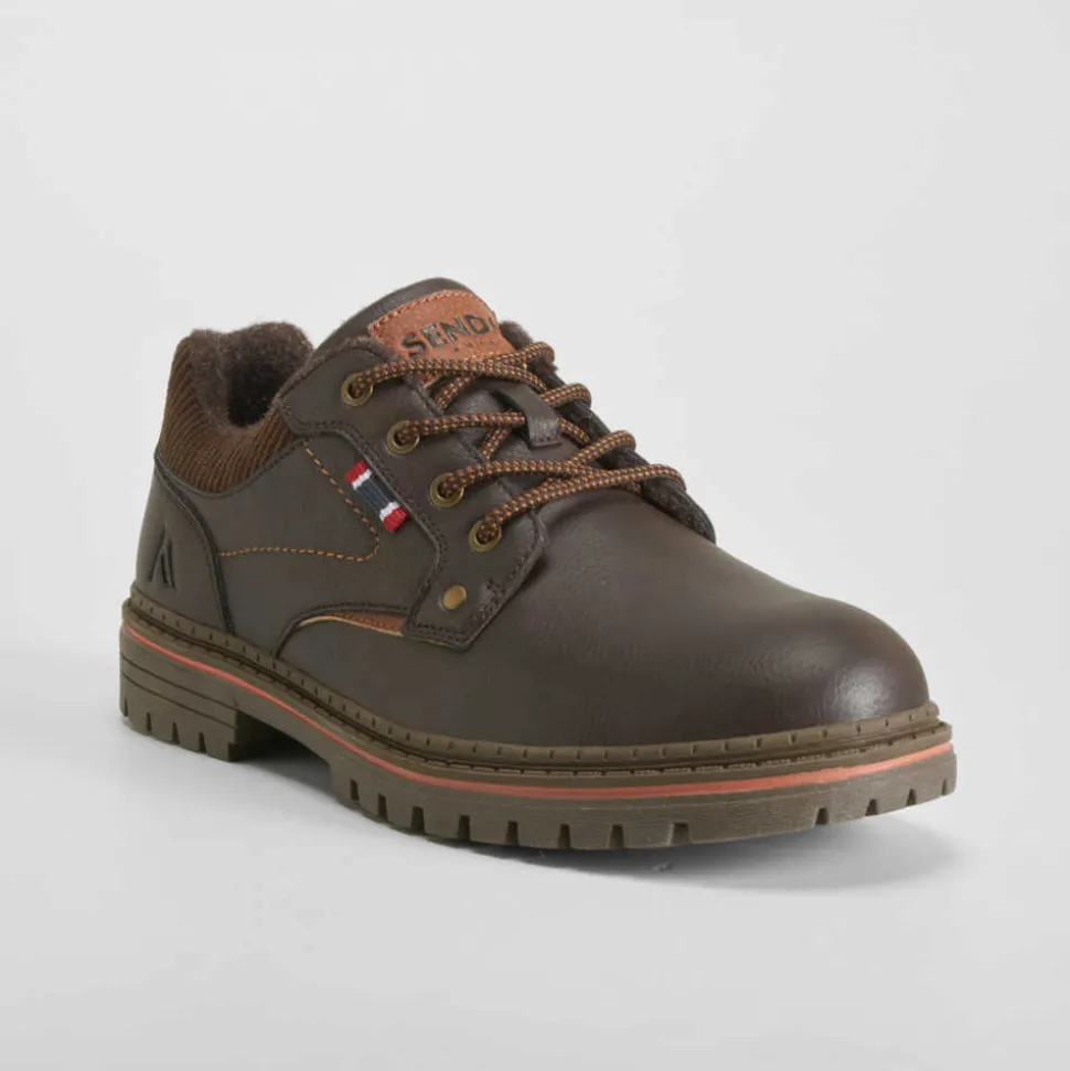 Zapato blucher tacón dentado marrón SENDA ROAD