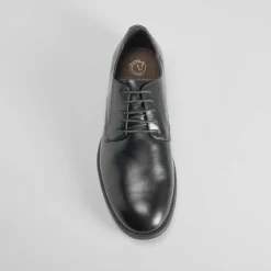 Zapato blucher vestir negro MR. HANSEN