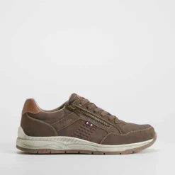 Zapato casual cremallera marrón SENDA ROAD