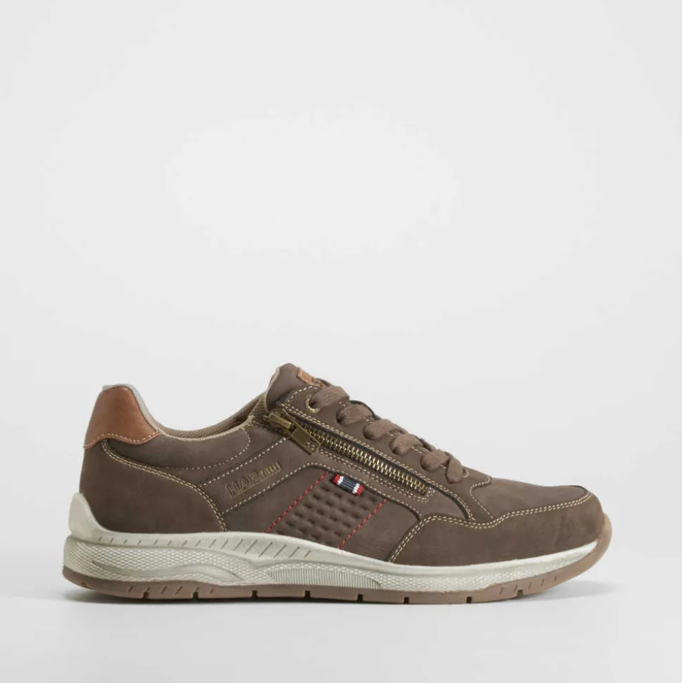 Zapato casual cremallera marrón SENDA ROAD