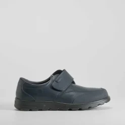 Zapato colegial azul velcro piel SEVEN FIVE