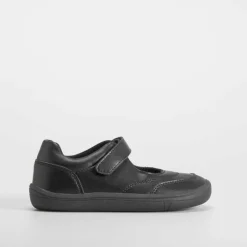 Zapato colegial barefoot piel negro COMFEET KIDS