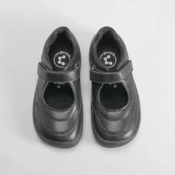 Zapato colegial barefoot piel negro COMFEET KIDS