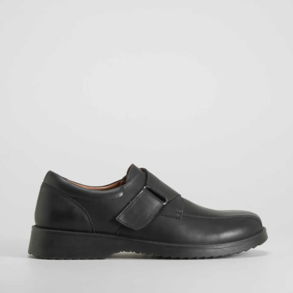 Zapato colegial piel negro MR HANSEN