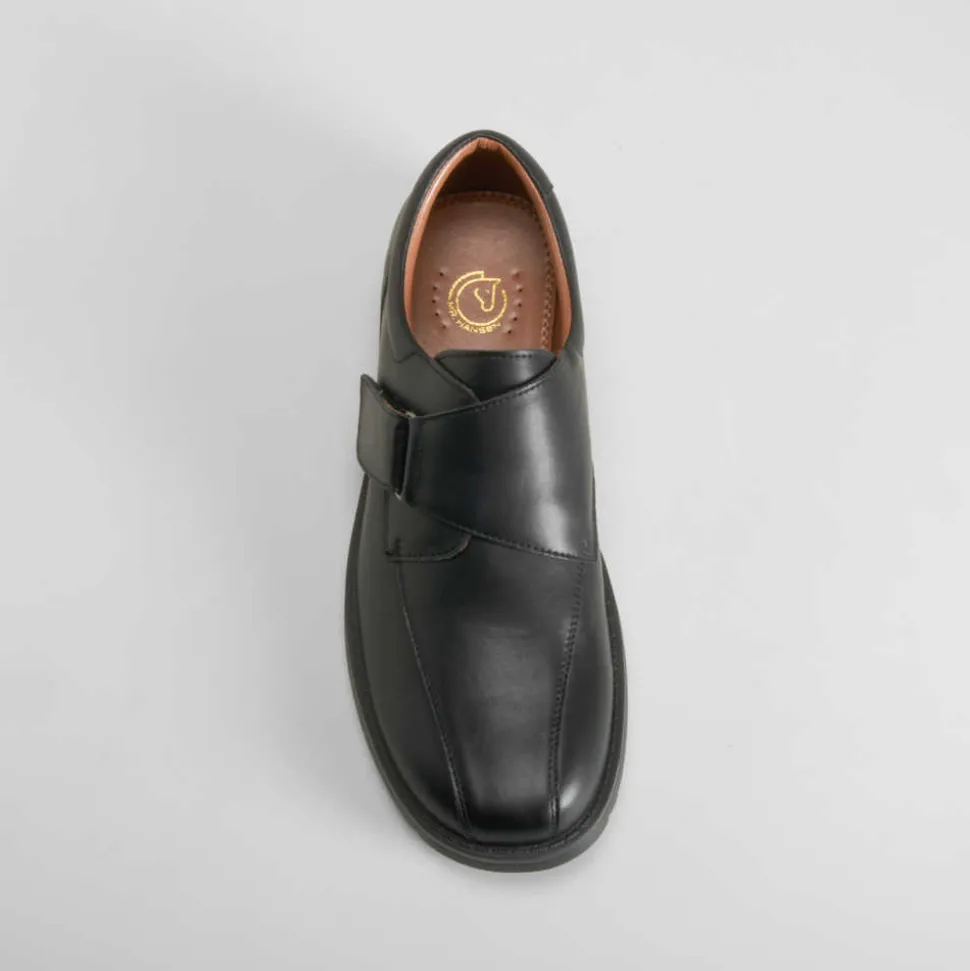 Zapato colegial piel negro MR HANSEN