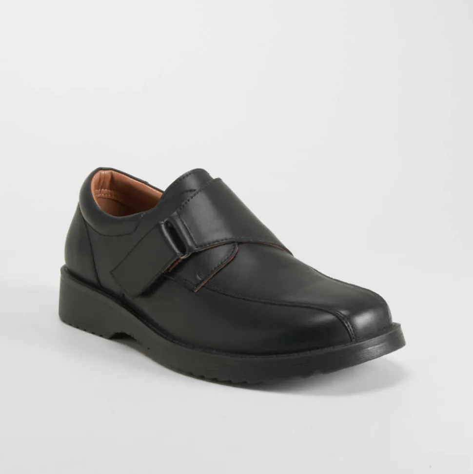 Zapato colegial piel negro MR HANSEN