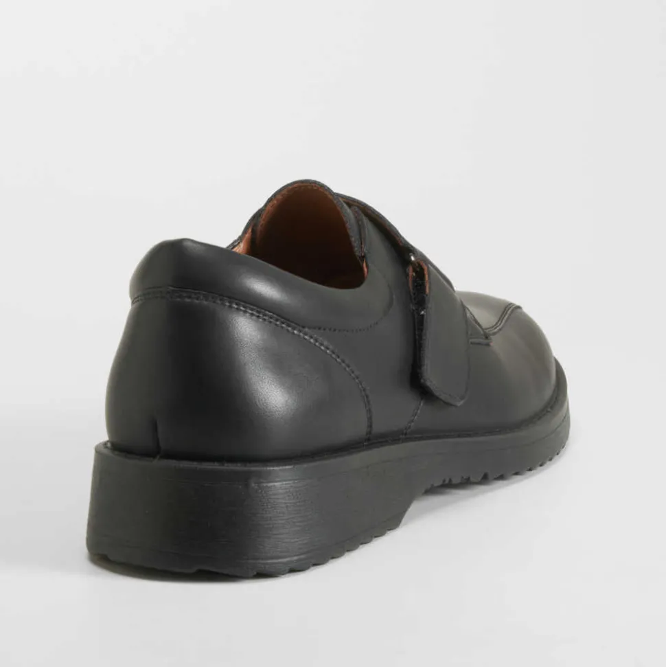 Zapato colegial piel negro MR HANSEN