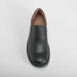 Zapato colegial slip on piel negro MR. HANSEN