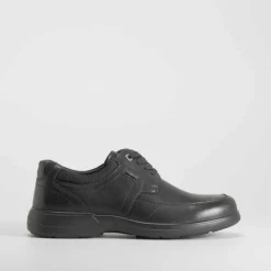 Zapato cordón piel negro COMFEET