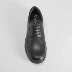 Zapato cordón piel negro COMFEET