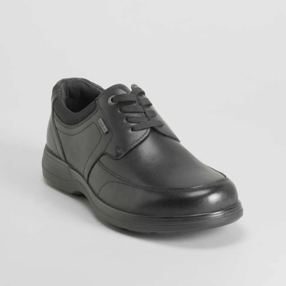 Zapato cordón piel negro COMFEET
