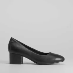 Zapato de tacón taupe cómodo negro COMFEET