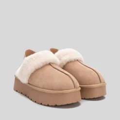 Zueco australiano elástico beige XTI